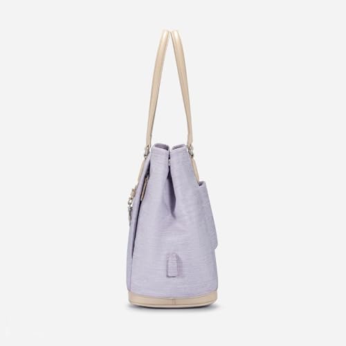 Nordace Siena Pro Tote Grande - Spacious 15 Inch Laptop Work Tote Bag for Everyday & Travel (Light Purple) - Image 5
