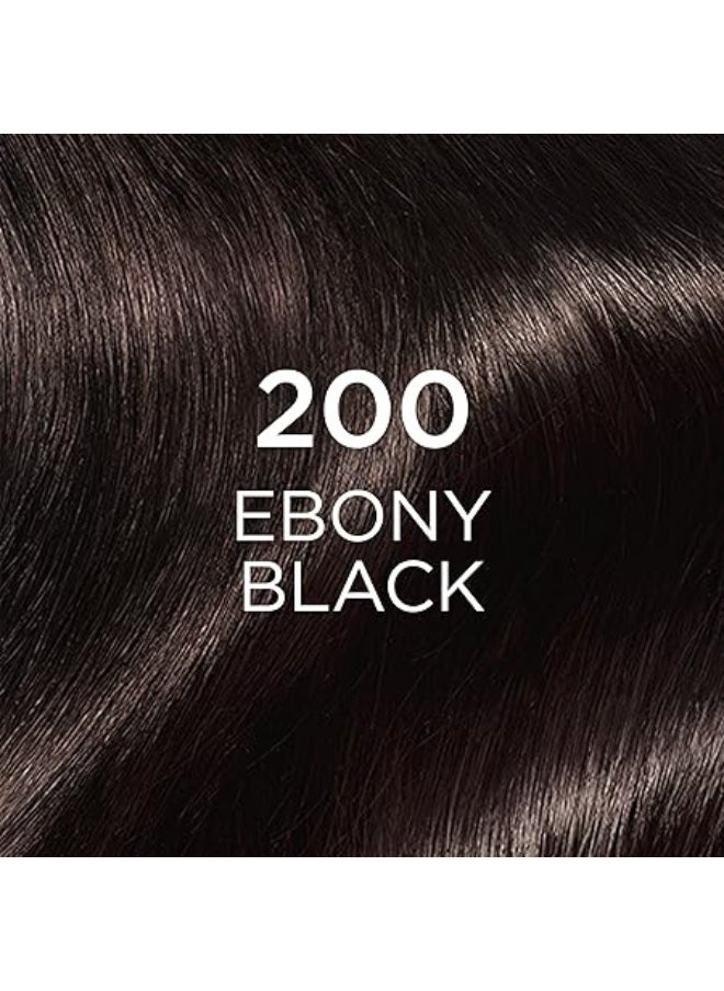 loreal paris L'Oreal Paris Casting Crème Gloss Conditioning colour, 200 Ebony Black - 240 gm  - Image 2