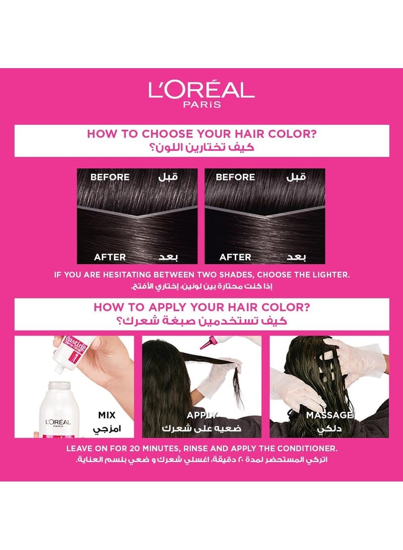 loreal paris Casting Crème Gloss - 200 Ebony Black - Image 3