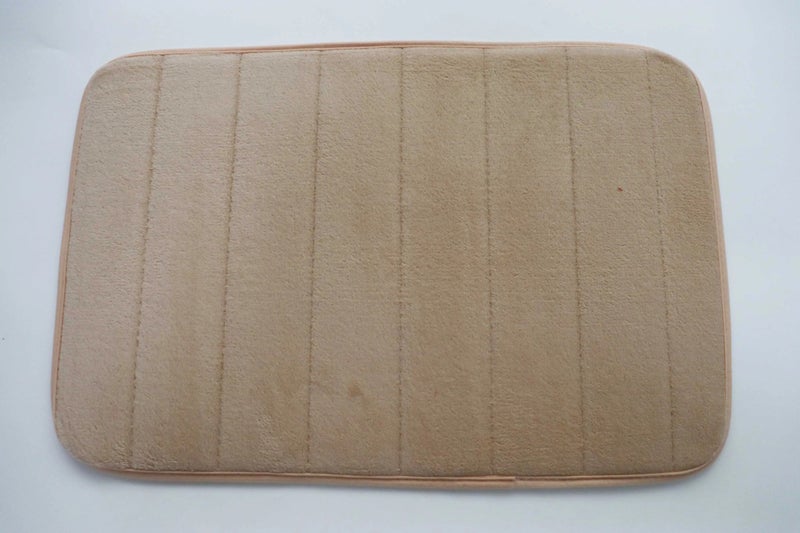 Y&D Luxury Memory Foam Bath Mat - Soft, Absorbent, Quilted, Non-Slip PVC Foam Bathroom Rug - Image 1