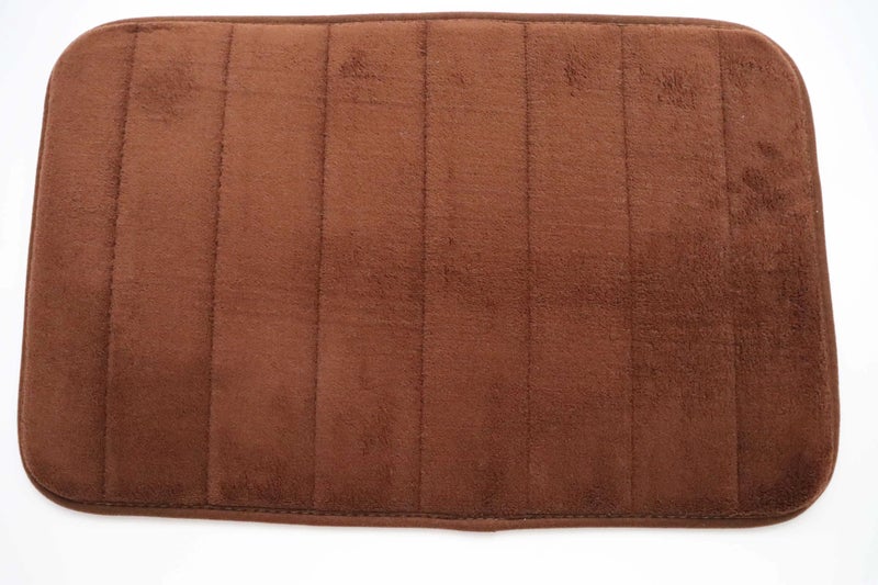 Y&D Luxury Memory Foam Bath Mat - Soft, Absorbent, Quilted, Non-Slip PVC Foam Bathroom Rug - Image 4