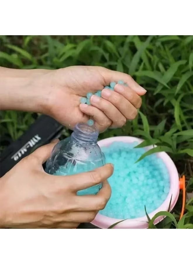 Gel Blaster Ammo – 50,000 PCS Water-Based Gel Balls – Safe, Non-Toxic, 7–8mm Size – Compatible with Most Gel Blasters – High-Absorption Polymer – Ideal for Tactical Outdoor Play – Soak & Load Ready - Image 3