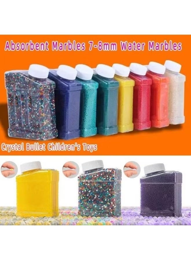 Gel Blaster Ammo – 50,000 PCS Water-Based Gel Balls – Safe, Non-Toxic, 7–8mm Size – Compatible with Most Gel Blasters – High-Absorption Polymer – Ideal for Tactical Outdoor Play – Soak & Load Ready - Image 2