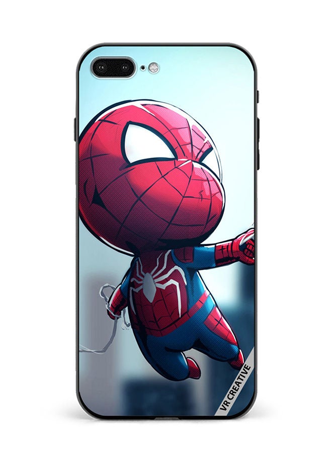 VR CREATIVE غطاء حماية لجهاز آبل آيفون 7 بلس/8 بلس بتصميم سبايدرمان متعدد الألوان - Image 1