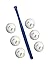 WIFFLE Blue Bat and Ball Set AweStar Eagle Limited Edition WIFFLE Blue Bat and 6 White Ball Bundle - Image 3
