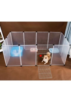 DubaiGallery Pets Cage Portative Durable Plastic Solid Pets Cage Dog Crates for Small Pets Rabbit Puppy Cats  - Image 1