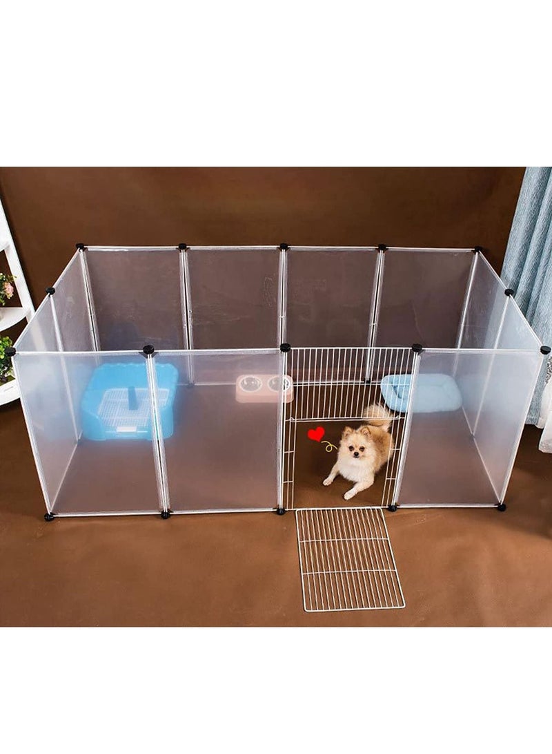 DubaiGallery Pets Cage Portative Durable Plastic Solid Pets Cage Dog Crates for Small Pets Rabbit Puppy Cats  - Image 1