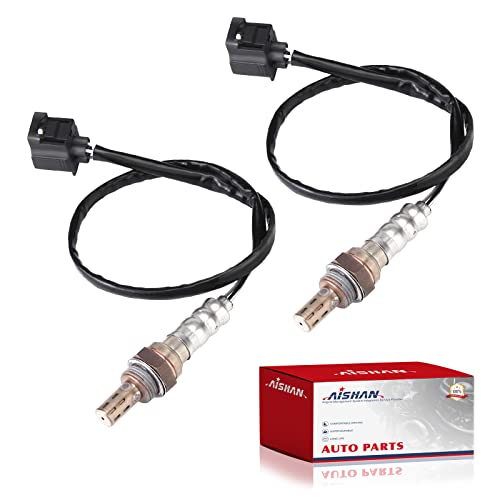 AISHAN 2PC O2 Oxygen Sensor Upstream/Downstream Compatible with Dodge Ram Caravan Challenger Durango Nitro ​Jeep Commander Grand Cherokee Wrangler Chrysler Replace# 234-4587 250-24253 - Image 1