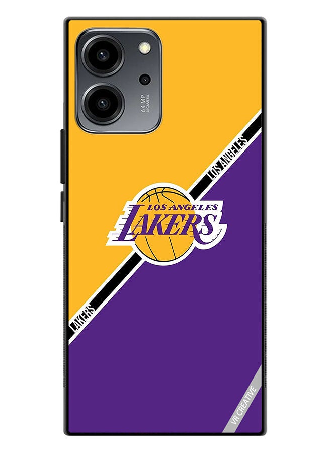 VR CREATIVE Protective Case Cover For Honor 80 SE Los Angeles Lakers Design Multicolour - Image 1