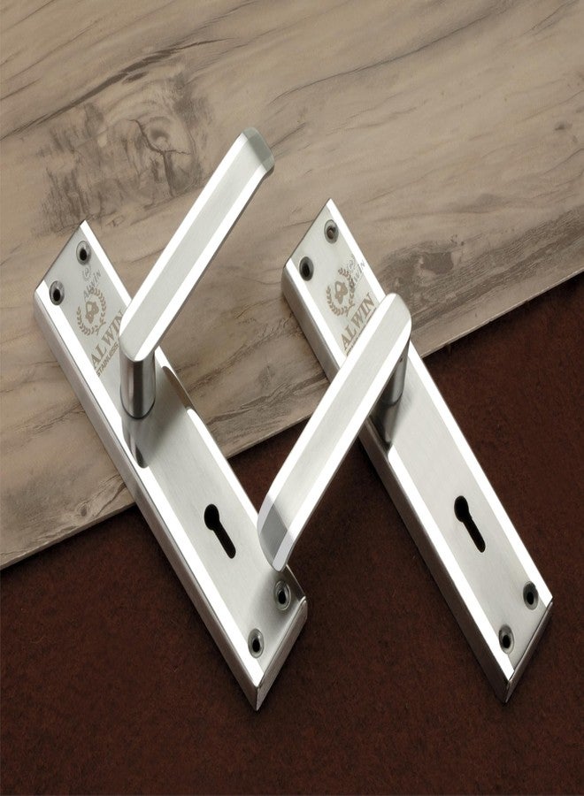ALWIN Stainless Steel, Jeep 20 KY 2T, Mortise Lockset, 6Lever, 2Turn Locking Mechanism Suitable for Left & Right Handed Doors in Main Door, Living Room, Bedroom, Offices Hotels etc (2 Tone) - Image 2