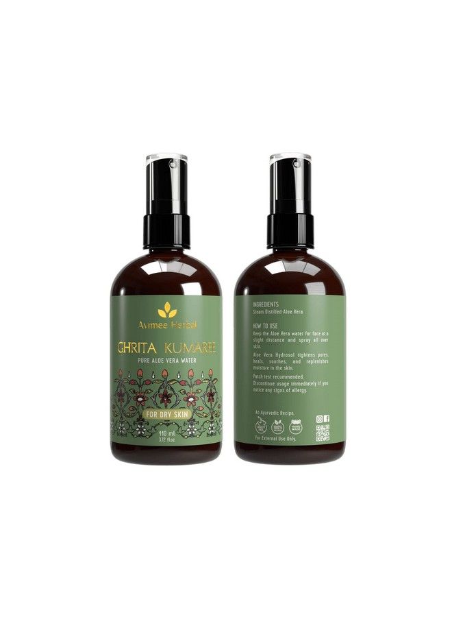 AVIMEE HERBAL Ghrita Kumaaree Pure Aloe Vera Water Liquit (Hydrosol) For Dry Skin 110 Ml - Image 3