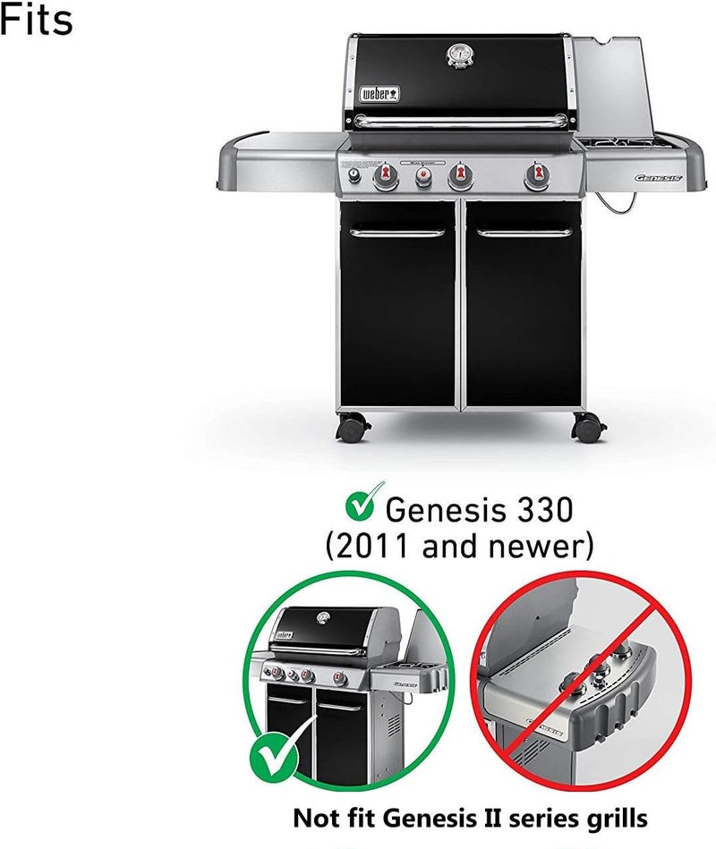 GRISUN 7629 Igniter Kit Replacement for Weber Genesis E/S-330 with Front Mounted Control Panel (2011-Newer) Electronic Igniter, Compatible with Weber Parts 65946 - Genesis 300 Series, Easy to Install - Image 2