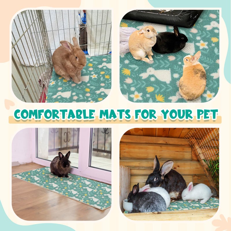 Maasechs Rabbit Scratch Mat 12 Inch x 6.56 ft Self Adhesive Bunny Scratching Pad Claws and Teeth Care Rabbit Mat for Cages Floor Scratching Pad for Small Pets Biting Sleeping Nesting - Image 5