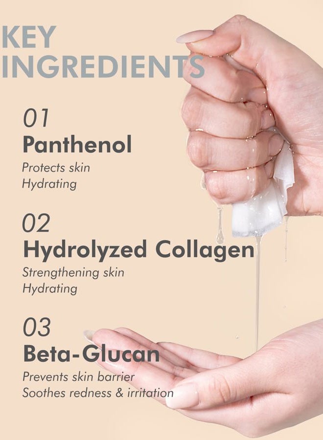 DERMAL قناع الوجه الكامل من جوهر الكولاجين البلاتيني 23 جرام - Image 4