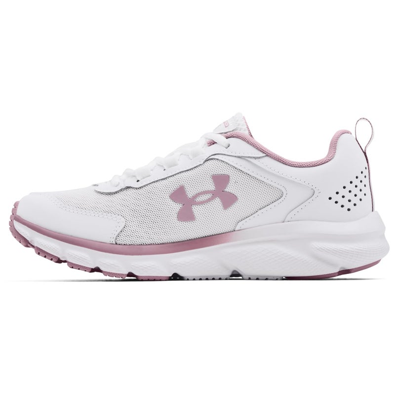Under Armour Women's Charged Assert 9, White (113)/Mauve Pink, 10 M US - Image 3