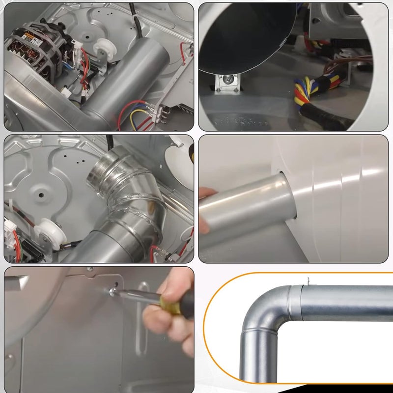 Feikeer Upgraded 383EEL9001B Dryer Venting Kit Assembly for LG Kenmore Sears - Image 5