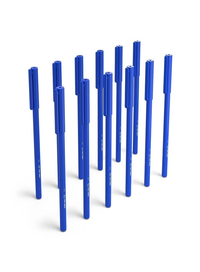 TRU RED Ballpoint Pens with Grip, Medium Point 1.0mm, Blue Ink, 36 Pack - Comfortable Writing Pens for Office & Classroom Use - Image 1