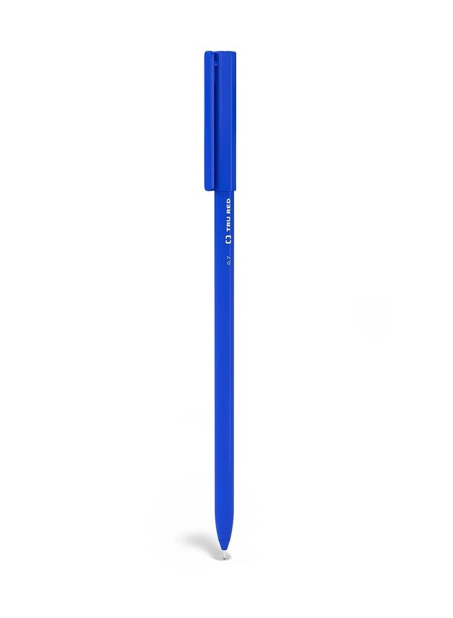 TRU RED Ballpoint Pens with Grip, Medium Point 1.0mm, Blue Ink, 36 Pack - Comfortable Writing Pens for Office & Classroom Use - Image 2