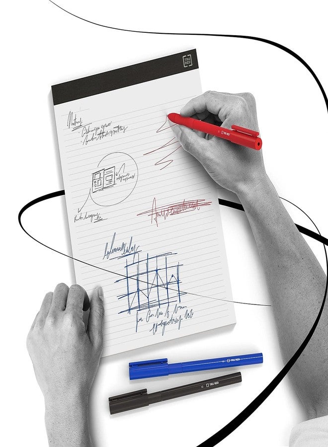 TRU RED Ballpoint Pens with Grip, Medium Point 1.0mm, Blue Ink, 36 Pack - Comfortable Writing Pens for Office & Classroom Use - Image 5