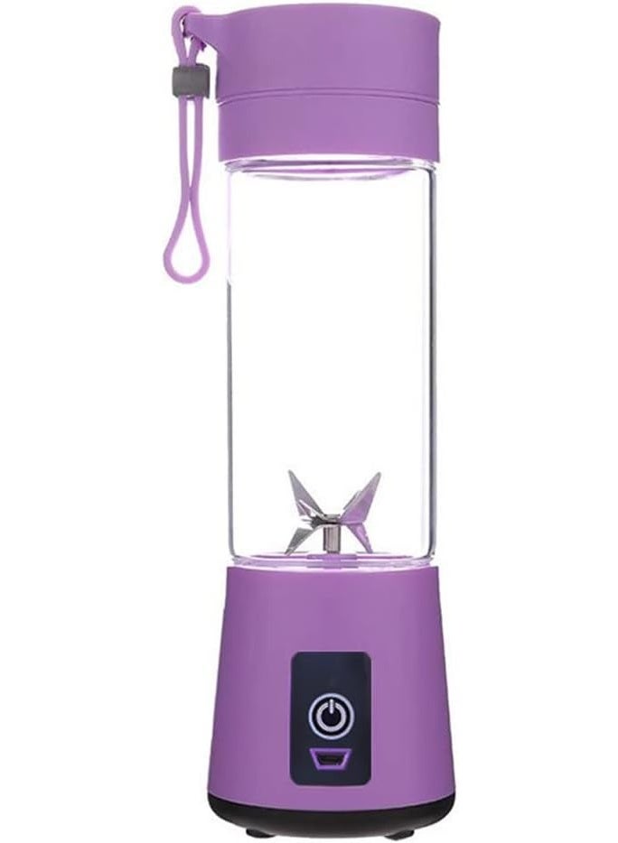 Portable personal blender for smoothies and juices, USB rechargeable - ideal for travel, gym, and preparing baby food - Image 1