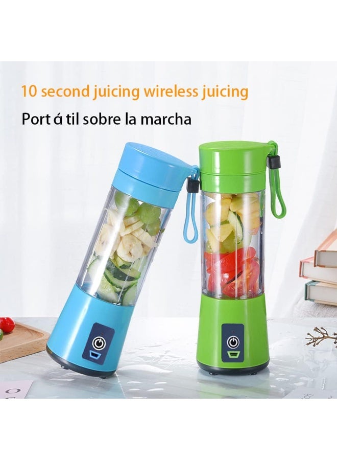 Portable personal blender for smoothies and juices, USB rechargeable - ideal for travel, gym, and preparing baby food - Image 4