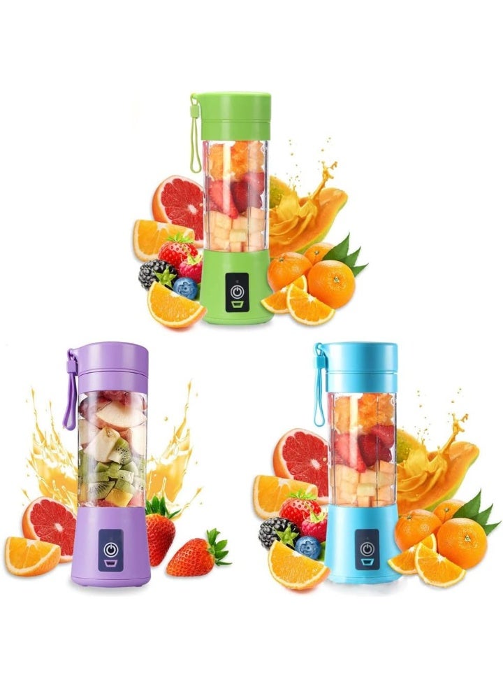 Portable personal blender for smoothies and juices, USB rechargeable - ideal for travel, gym, and preparing baby food - Image 5