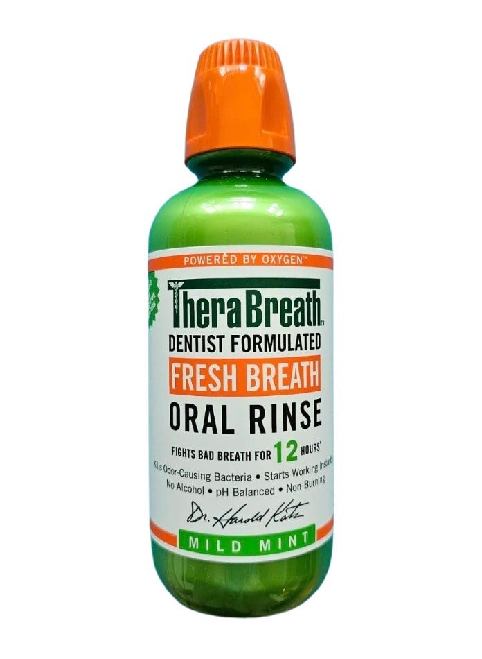 TheraBreath Fresh Breath - Mild Mint   473 ml - Image 2