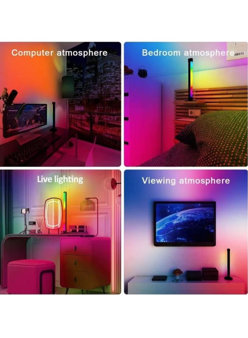 TIGER NEW Smart RGB LED Light Bars – Ambient Lighting, Bluetooth Monitor Flow Light Bars with APP Control, Color Changing Gaming Light Bar for TV, Room Decoration, Movie, PC Setup - Image 5