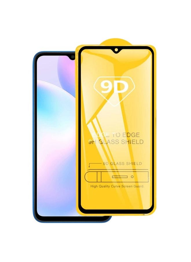 HuHa Screen Protector 9D Full Glue Screen Tempered Glass Film For Xiaomi Redmi 10A / 9A / 9A Sport / 9C / 9C NFC / Poco C31 / 9 Activ 