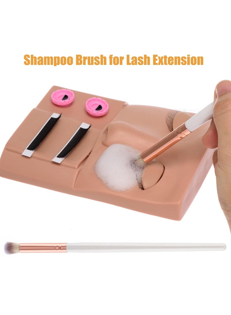 ekysso 10 PCS Eyelash Cleaning Brush for Lash Extension, Lash Shampoo Cleansing Brush, Lash Bath Brush, Lash Wash Brush for Eyelash Extension Cleaning, Lash Cleanser for Eyelash Brush, Lashes Supplies  - Image 2