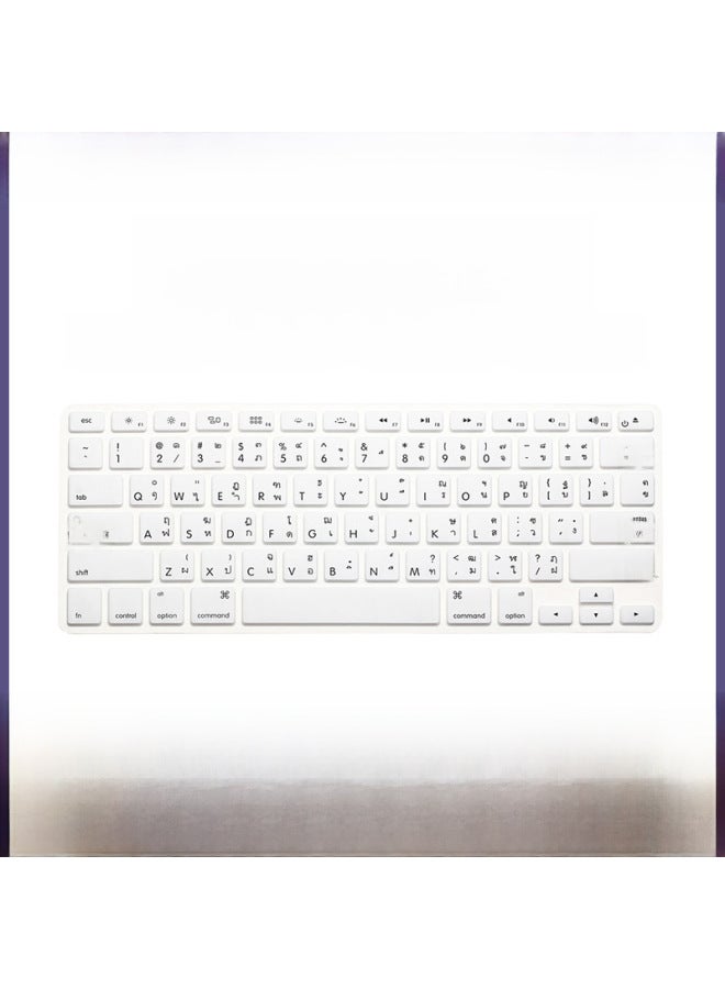 Applicable To Macbook Pro Apple 13-inch Notebook Thai Keyboard Film Computer Protective Cover Thai Film Paper-Color:Red-Size:Old Universal 13/15 US Thai
