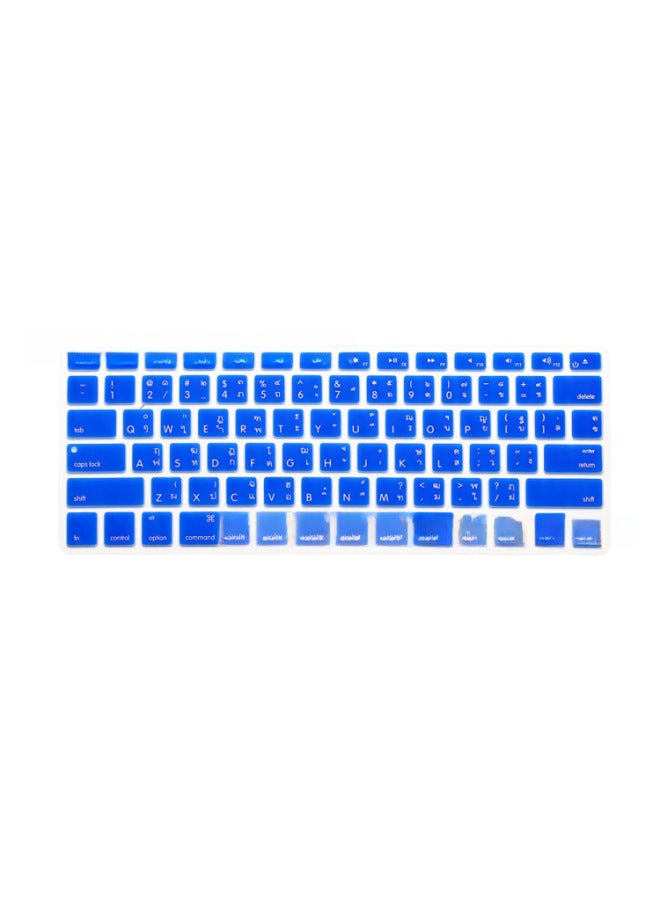 Applicable To Macbook Pro Apple 13-inch Notebook Thai Keyboard Film Computer Protective Cover Thai Film Paper-Color:Red-Size:Old Universal 13/15 US Thai