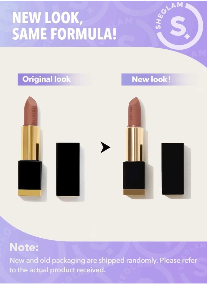 SHEGLAM - SHEGLAM Matte Allure Lipstick-Self-Made Babe 4g - Image 1