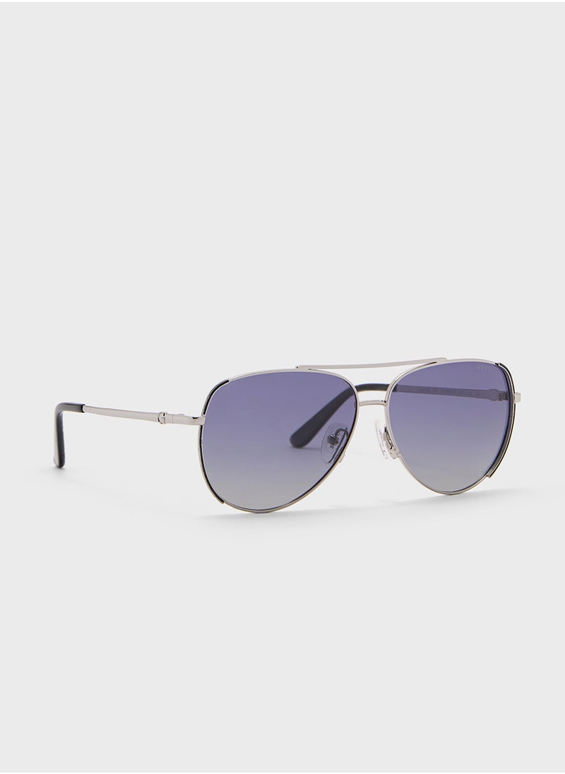 GUESS Uv-Protected Aviator Sunglasses  - Image 1