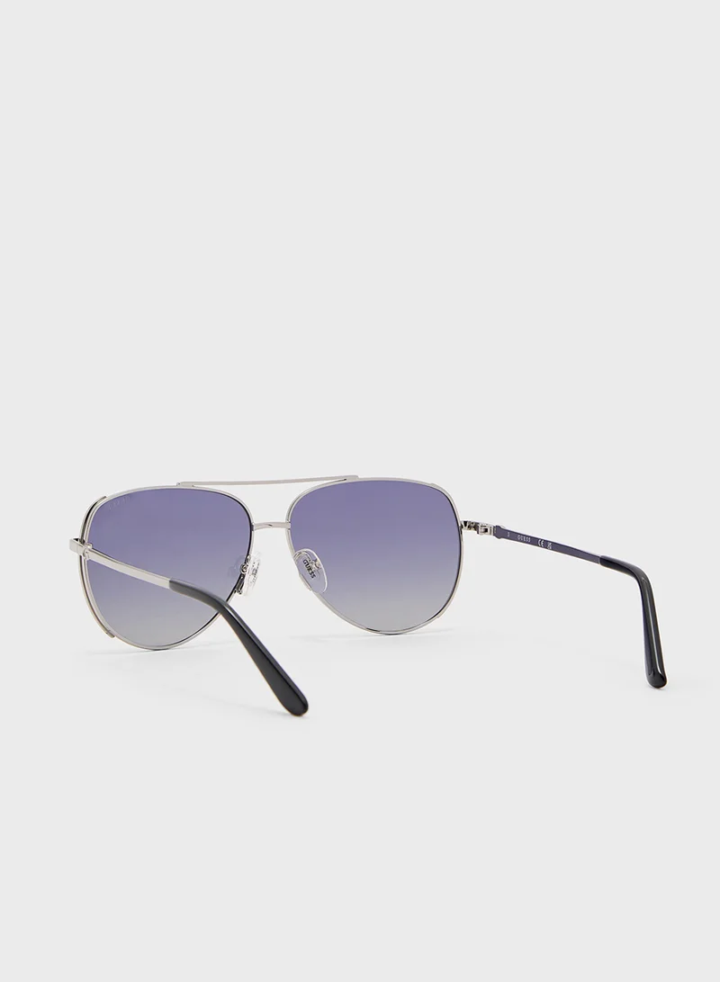 GUESS Uv-Protected Aviator Sunglasses