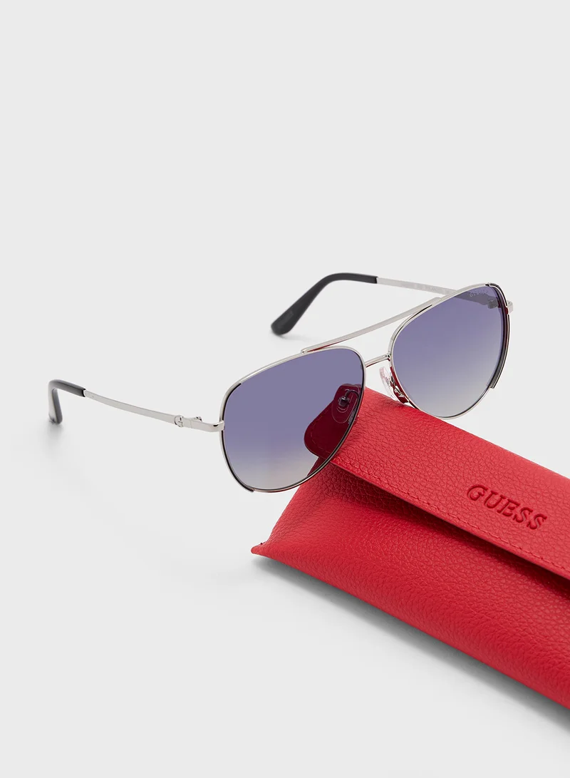GUESS Uv-Protected Aviator Sunglasses