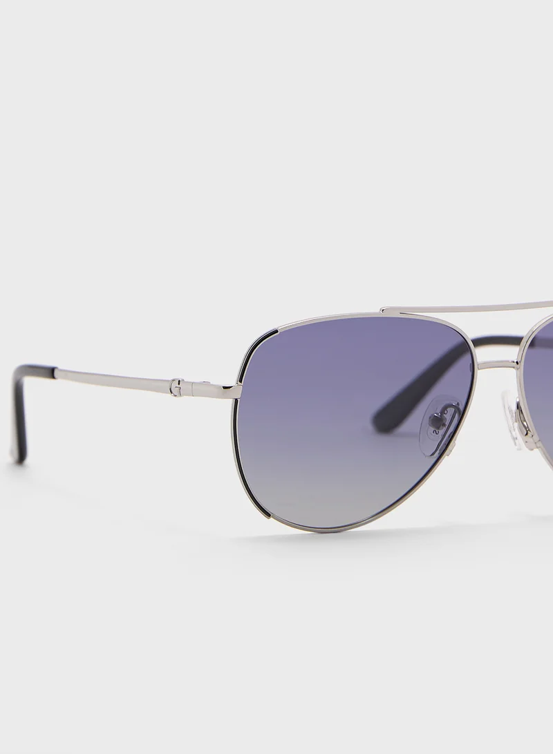 GUESS Uv-Protected Aviator Sunglasses