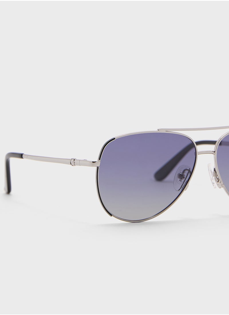 GUESS Uv-Protected Aviator Sunglasses  - Image 4