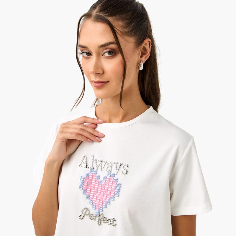 تواكستريمز تيشيرت مزين برسومات - Image 4