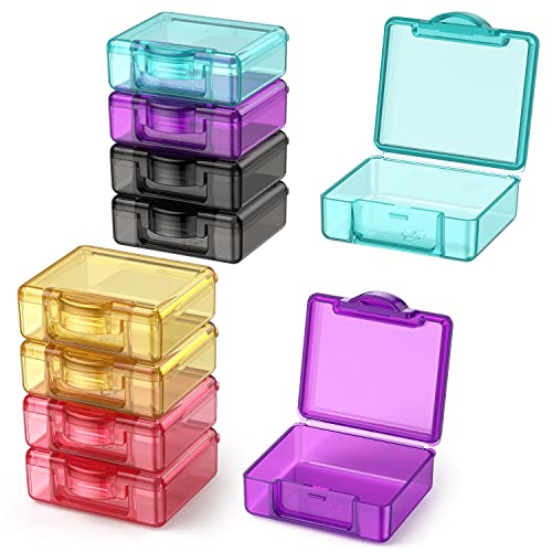 Urekt Cute Small Travel Pill Box Urekt 10 pcs Mini Pocket Pill Organizer Daily Single Pill Containers Portable Medicine Holder for Purse Vitamin Fish Oil Supplements - Image 2