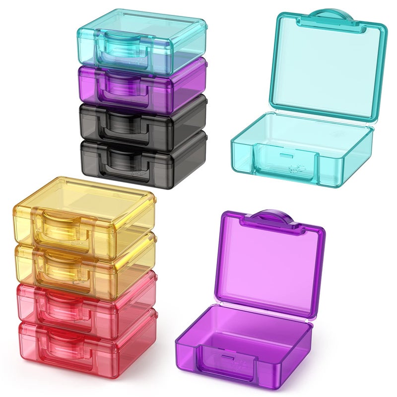 Urekt Cute Small Travel Pill Box Urekt 10 pcs Mini Pocket Pill Organizer Daily Single Pill Containers Portable Medicine Holder for Purse Vitamin Fish Oil Supplements - Image 3