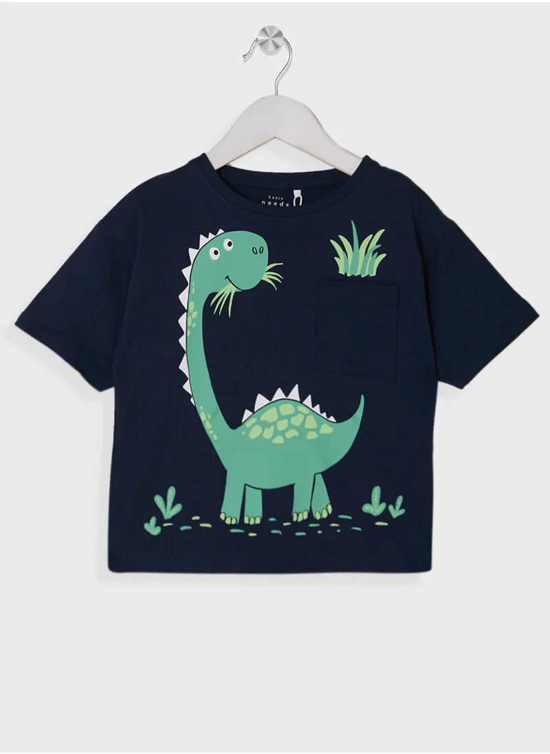 نيم ات Kids Graphic Crew Neck T-Shirt