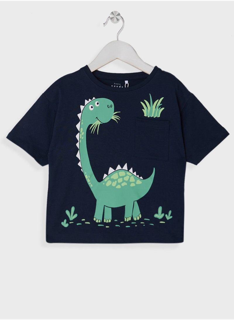 نيم ات - Kids Graphic Crew Neck T-Shirt - Image 1