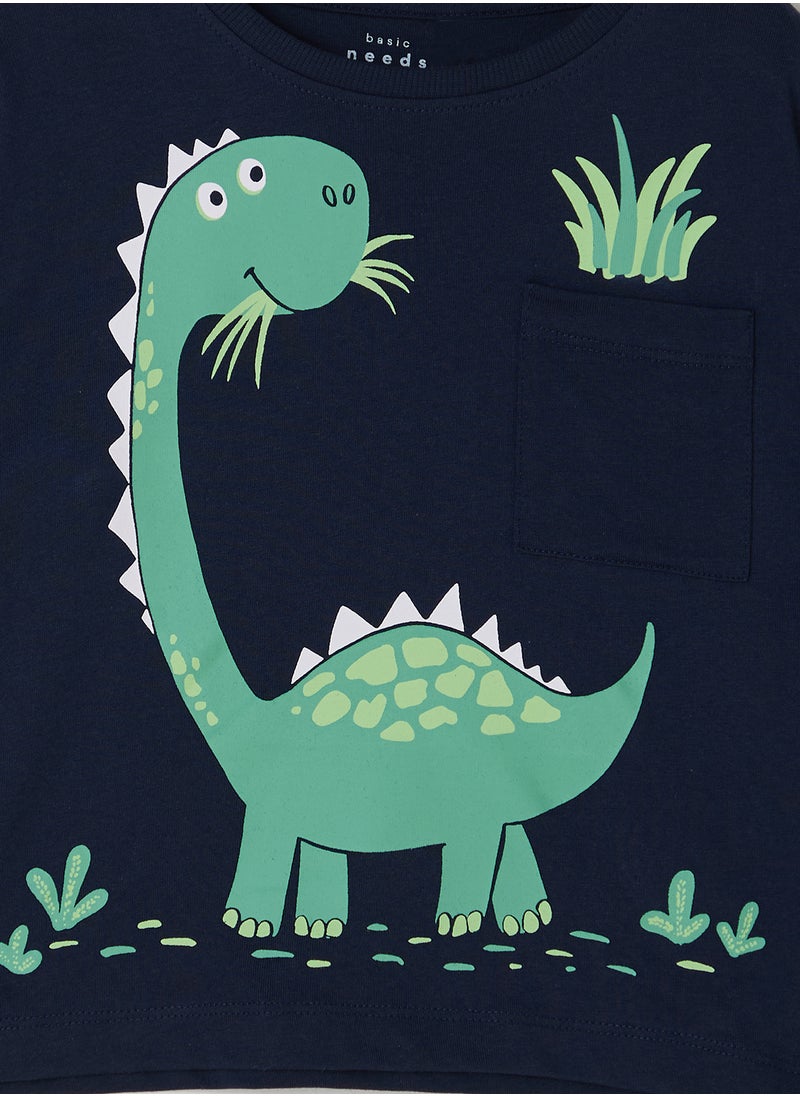 نيم ات - Kids Graphic Crew Neck T-Shirt - Image 1