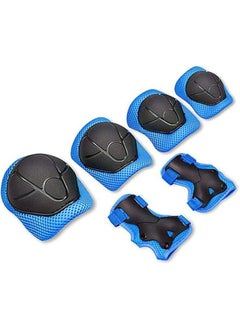 Arabest Kids Bike Helmet,Blue Beetle Toddler Helmet for Ages 3-12 Boys Girls with Sports Protective Gear Set Knee Elbow Wrist Pads for Rollerblading Bicycle Skateboard Scooter  - Image 4