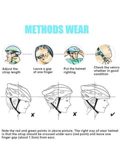 Arabest Kids Bike Helmet,Blue Beetle Toddler Helmet for Ages 3-12 Boys Girls with Sports Protective Gear Set Knee Elbow Wrist Pads for Rollerblading Bicycle Skateboard Scooter  - Image 2