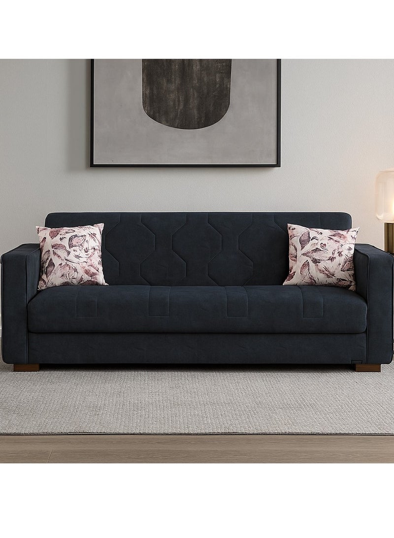 Aldora - Sofa Bed 3 seat - Galaxy Grey Dark - Image 1