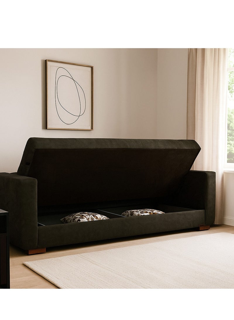Aldora - Sofa Bed 3 seat - Galaxy Grey Dark - Image 2