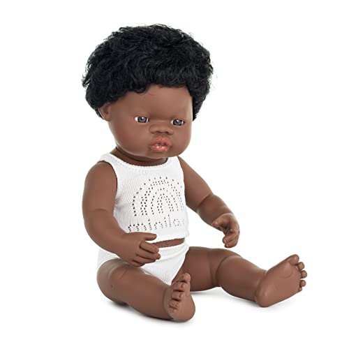 Miniland Doll 15'' African Boy (Box) - Made in Spain, Anatomically Correct, Quality - Image 5