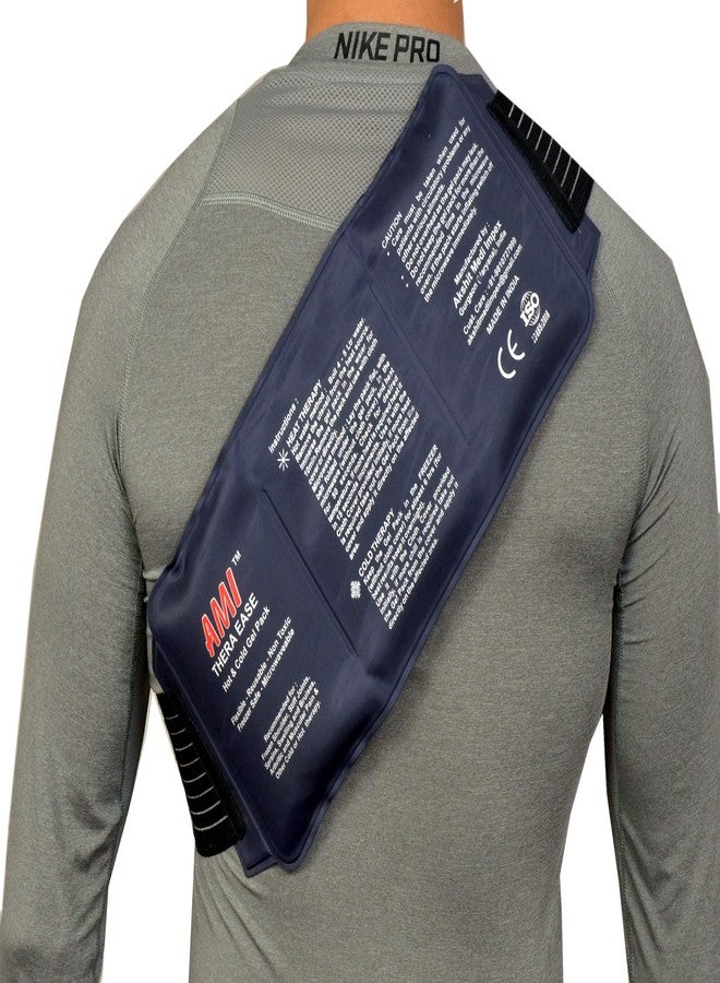 AMI THERA EASE Hot & Cold Gel Pack Large.CE ISO certified with attached Elastic Straps for Relieving Pain - Image 3